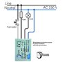 IONIZE DL321 Variateur 200 W LED encastrable à bouton 230 V