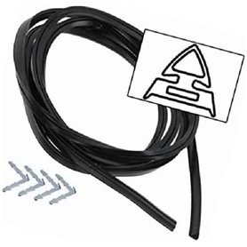 Joint universel Jpshop pour four - Silicone résistant aux hautes températures - 3 mètres - 4 crochets à tige d'angle de 90° - 2