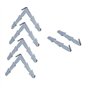 Joint universel Jpshop pour four - Silicone résistant aux hautes températures - 3 mètres - 4 crochets à tige d'angle de 90° - 2 