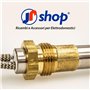 5 mm et longueur soumise 160 mm (longueur totale 170 mm) Fil