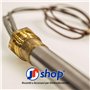 JPshop - Bougie d'allumage pour poêle à granulés 350 W, diamètre 12,5 mm et longueur soumise 160 mm (longueur totale 170 mm) Fil
