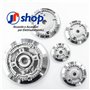 JPshop - Kit 4 adaptable pour cuisinière à gaz compatible avec Smeg complet avec 4 plaques de feu et 1 triple couronne