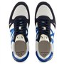 Armani Exchange Homme Rio Side Logo Basket, Deep Navy Off White, 44 EU