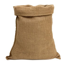 IPEA Sac en toile de Jute grandes 80x50cm – 1 unités – Sacs de Jute Naturelle pour Bricolage