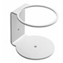 IPEA Support Mural en Fer monté pour Gel désinfectant Savon Distributeur Bouteilles - Blanc - Hauteur 90 mm