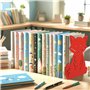 IPEA Serre Livres pour Enfants – Fabriqué en Italie – 2 pièces – Design Renard – Ferme Livres décoratifs en métal pour Chambre, 