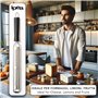 IPEA Râpe à Fromage Plate et Longue en Acier Inoxydable - 42 cm - Râpe à Cuisine avec Poignée Ergonomique pour Râper le Fromage,