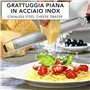 IPEA Râpe à Fromage Plate et Longue en Acier Inoxydable - 42 cm - Râpe à Cuisine avec Poignée Ergonomique pour Râper le Fromage,