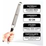 IPEA Râpe à Fromage Plate et Longue en Acier Inoxydable - 42 cm - Râpe à Cuisine avec Poignée Ergonomique pour Râper le Fromage,
