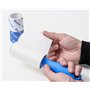IPEA Rouleau Anti-Peluches Adhésive 20 mètres Rotative - 2 Rouleaux x 140 Feuilles - Brosse Adhesive pour Enlever Cheveux, Pouss