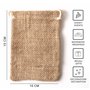 IPEA Petits Sacs en Jute Naturelle avec Cordon Blanc - Dimensions 15 x 10 cm - 20 Pièces - Aacs en Jute Véritable pour Bonbonniè