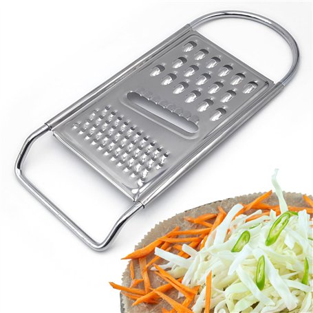 Leddy Living - Râpe Plate Acier Inox 21 cm | Mandoline Multifonction Pour Fromage
