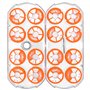 Lot de 16 disques en Mousse EVA pour Bas de Ligne de Ligne de pêche