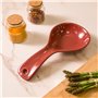KASANOVA Repose-cuillère Floral Rouge Céramique Stoneware