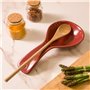 KASANOVA Repose-cuillère Floral Rouge Céramique Stoneware