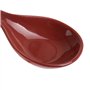 KASANOVA Repose-cuillère Floral Rouge Céramique Stoneware