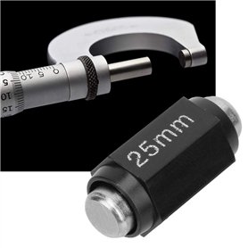 Barre d'étalonnage en acier inoxydable Standard Caliper Caliper Block Barre de tige extérieure Micromètre pour comparer les jaug