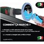 Lux Metal - Kit 5 Disques de Polissage de 100 mm et 5 Pâtes Abrasives de 250 gr - Parfaits pour polir des métaux tels que l'alum