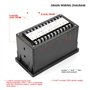 Fafeicy Capteur de pression de compteur de niveau, régulateur de pression intelligent AC220V 4-20mA, transmetteur de niveau d'af