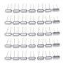 mdtep 350pcs oscillateur de Cristal kit électronique kit céramique Quartz Cristal Dip 7 Types de 50 pcs 32.768 4 8 12 16 20 25 M