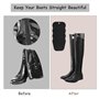 Supports de Bottes, Boot Shaper, Shaper de Bottes, 6PCS 12Pouces avec un Chiffon de Nettoyage de Chaussures Insert de Forme de B