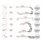 MCNVNEFSAW Kit d'outils de tige de retrait de dent de la peinture Set de la porte Ding réparation de la pièce de préparation de 