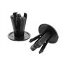 50 pièces de rivets en plastique for garniture de porte automobile, panneau de pare-chocs, garde-boue, clips adaptés for un trou