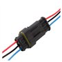 SPAKAMTZTK 10 x Ensemble de 3 Broches Voiture imperméable électrique Connecteur Automatique mâle Connecteur Femelle Prise Faisce