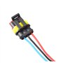 SPAKAMTZTK 10 x Ensemble de 3 Broches Voiture imperméable électrique Connecteur Automatique mâle Connecteur Femelle Prise Faisce