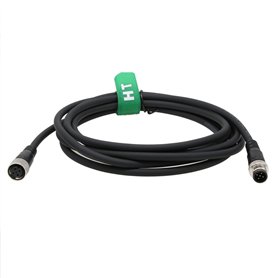 HangTon Câble blindé M12 A 5 broches mâle vers 5 broches femelle Actionneur de signal pour contrôle industriel