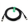 HangTon Câble blindé M12 A 5 broches mâle vers 5 broches femelle Actionneur de signal pour contrôle industriel, dispositif d'aut