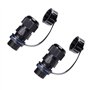 PENGLIN 2PCS panneau monté RJ45 connecteur étanche Cat5/5e/6 ethernet LAN coupleur de câble avec couvercle étanche/anti-poussièr