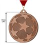 Larius Lot de 3 médailles gagnantes - Médailles en métal pour sports et compétitions, football 1, 2, 3 places