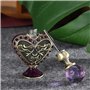 Bouteille de parfum, bouteille de vaporisateur Bouteille de parfum vintage portable, petite bouteille de parfum en strass en for