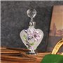 Bouteille de parfum, bouteille de vaporisateur Bouteilles de parfum d'orchidée en forme de coeur de 10 ml, bouteilles de parfum 