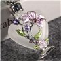 Bouteille de parfum, bouteille de vaporisateur Bouteilles de parfum d'orchidée en forme de coeur de 10 ml, bouteilles de parfum 