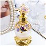 Bouteille de parfum, bouteille de vaporisateur Bouteilles de parfum décoratives de 15 ml avec couvercle papillon, bouteilles de 