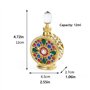 Bouteille de parfum, bouteille de vaporisateur Bouteille de Parfum en Cristal décoratif Vide Strass Rechargeables Bijoux Flacon 