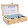 50pcs jauge de Broche, 0.5-0.99mm Jeu de jauge de Broche de Prise 0.001mm tolérance de roulement Outil de précision en Acier pou