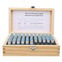 50pcs jauge de Broche, 0.5-0.99mm Jeu de jauge de Broche de Prise 0.001mm tolérance de roulement Outil de précision en Acier pou