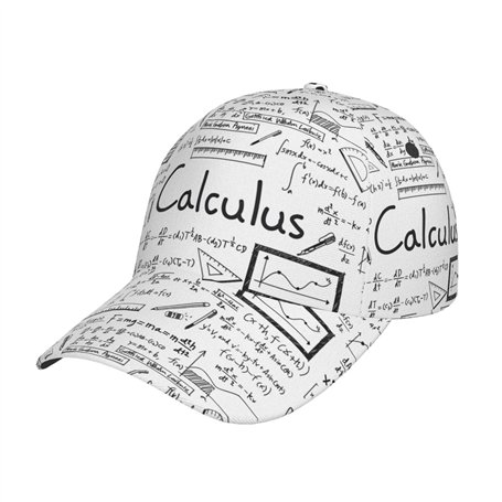 Amrole Casquette de baseball papa casquette originale classique unisexe adulte casquette de balle taille réglable mathématiques