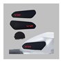 WYHJIUY Tampons Moto Autocollants Décalcomanies Caoutchouc Réservoir Latéral Réservoir pour D&ucati Panigale V2 pour Street pour