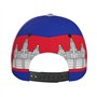 nanger Casquette de baseball unisexe réglable avec drapeau du Cambodge, casquette de camionneur rafraîchissante, respirante et l