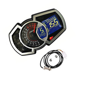 WYHJIUY pour N&inja 650 Accessoires Moto Compteur De Vitesse Odomètre Tachymètre Jauge D'huile Compteurs Numériques Tableau De B