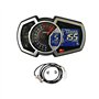 WYHJIUY pour N&inja 650 Accessoires Moto Compteur De Vitesse Odomètre Tachymètre Jauge D'huile Compteurs Numériques Tableau De B