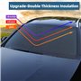 Pare Soleil Voiture Pare-Soleil Fenêtre Latérale Arrière pour Clio 4 2015 2016, Accessoires Pare-Soleil Voiture, Rideau Véhicule