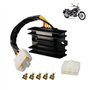 QILINGS Régulateur Redresseur Tension pour Suzuki VL125 pour Intruder LC 2000-2007 VL250 pour Intruder LC 2000-2012 pour DR-Z250