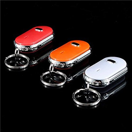 EsportsMJJ Sifflet Key Finder Porte-Clés Sound LED avec Claps Sifflet