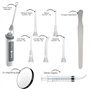 IINCOOY Kit D'élimination des Calculs Amygdaliens, Aspirateur Électronique for Soins Bucco-dentaires, Nettoyeur De Bouche avec 3