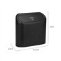 JABBNGD Poubelle de Voiture, pour Peugeot 3008 GT Line 2019-2024 Poubelle Voiture Intérieur Poubelle Voiture Interieur avec Couv